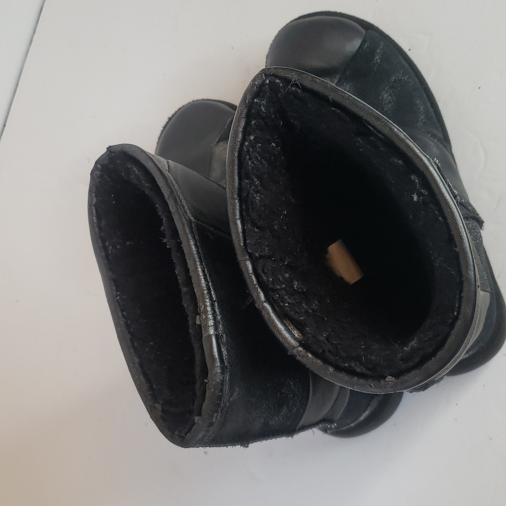 Ugg Boots Patchwork Black Sparkles Gray Size 8 - image 8